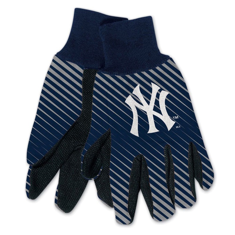 MLB New York Yankees WinCraft Team Stripe Utility Gloves – Navy