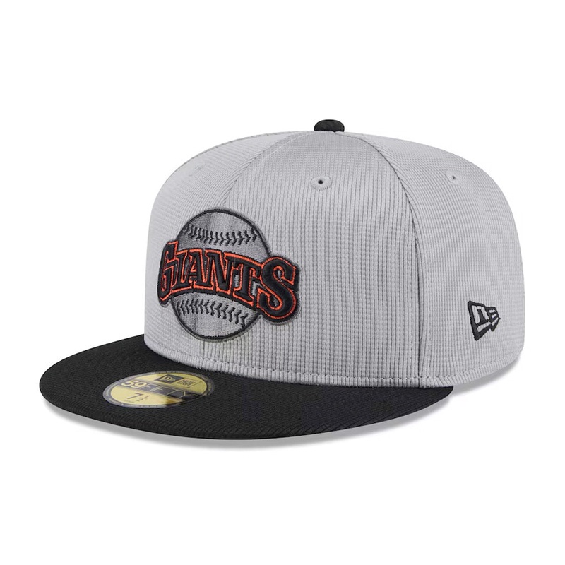 MLB San Francisco Giants New Era 2025 Graphite Batting Practice 59FIFTY Fitted Hat – Graphite