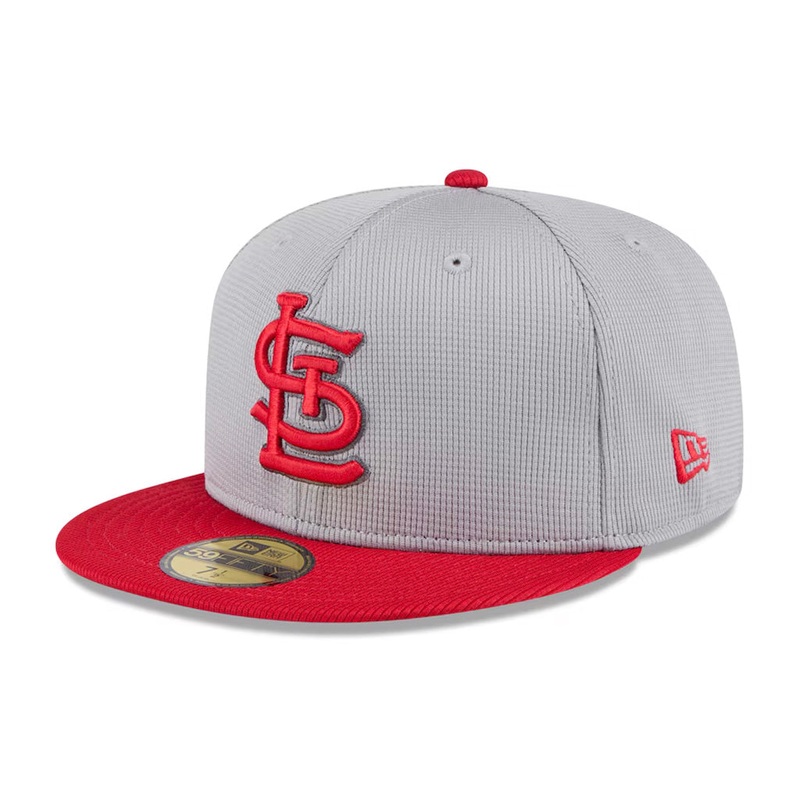 MLB St. Louis Cardinals New Era 2025 Graphite Batting Practice 59FIFTY Fitted Hat – Graphite