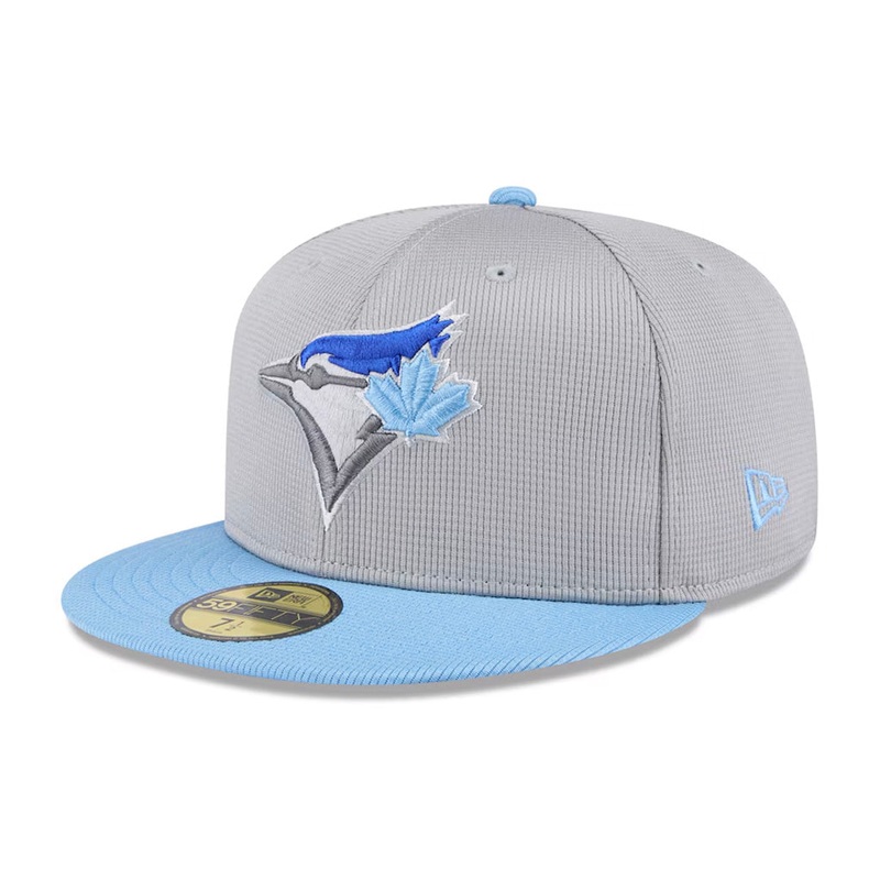 MLB Toronto Blue Jays New Era 2025 Graphite Batting Practice 59FIFTY Fitted Hat – Graphite
