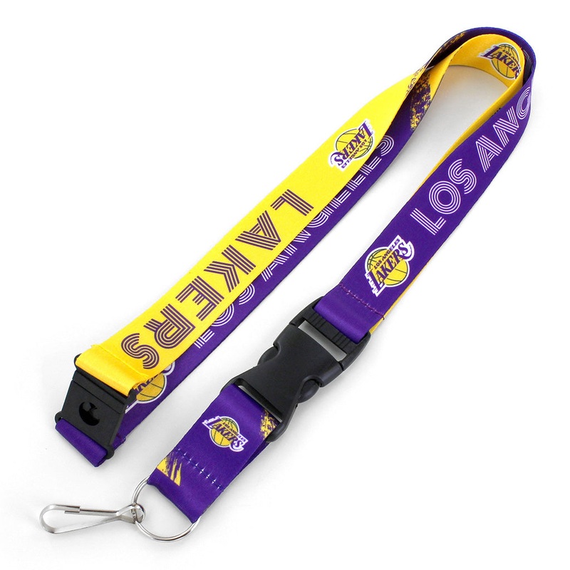 NBA Los Angeles Lakers Aminco Crossfade Lanyard – Purple
