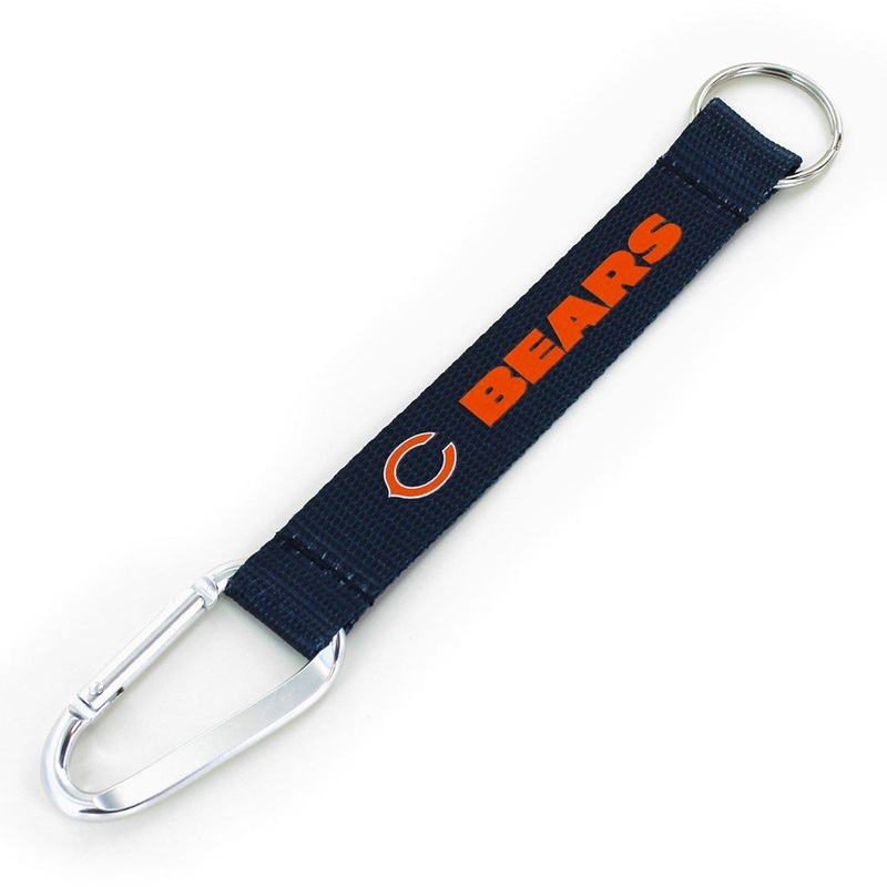 NFL Chicago Bears Aminco Carabiner Lanyard Keychain – Navy