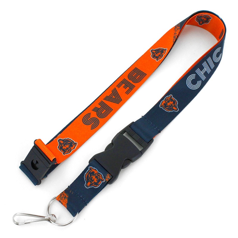NFL Chicago Bears Aminco Crossfade Lanyard – Navy