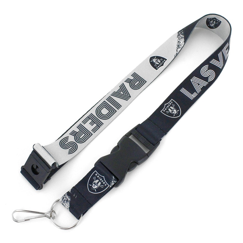 NFL Las Vegas Raiders Aminco Crossfade Lanyard – Black