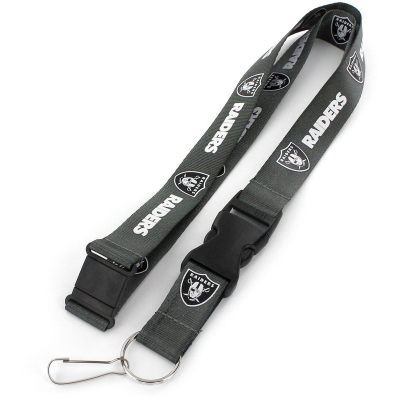 NFL Las Vegas Raiders Aminco Lanyard – Charcoal