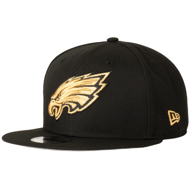 NFL Philadelphia Eagles New Era Team Gold Refresh 9FIFTY Snapback Hat – Black