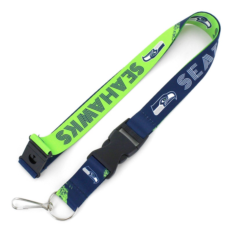 NFL Seattle Seahawks Aminco Crossfade Lanyard – Navy