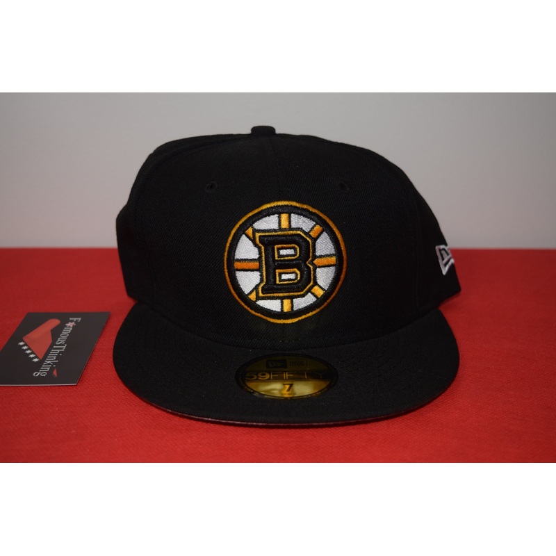 NHL New Era Boston Bruins Black Fitted 59Fifty