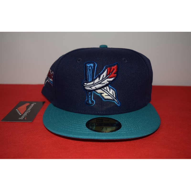 MILB New Era Kinston Indians Teal Fitted 59Fifty