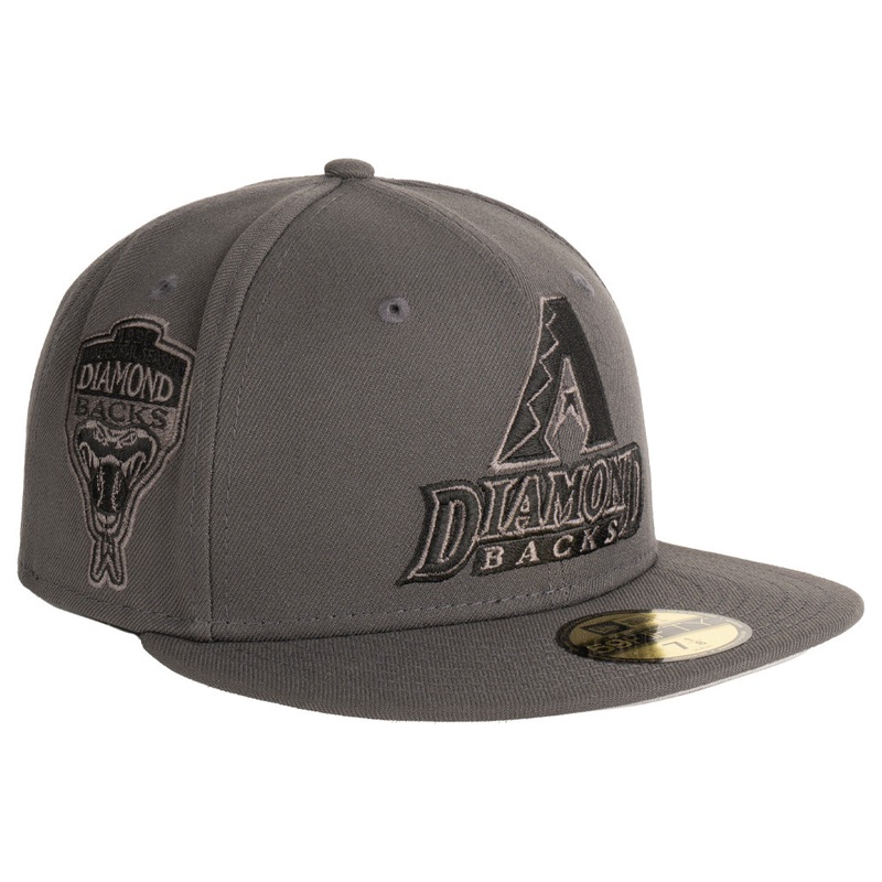 MLB Arizona Diamondbacks New Era Cooperstown Tonal Graphite 59FIFTY Fitted Hat – Graphite