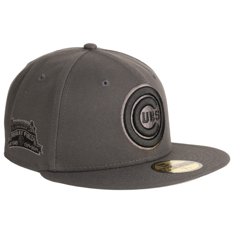 MLB Chicago Cubs New Era Tonal Graphite 59FIFTY Fitted Hat – Graphite