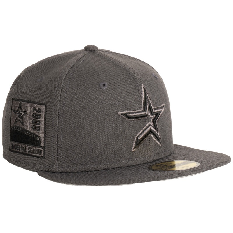 MLB Houston Astros New Era Tonal Graphite 59FIFTY Fitted Hat – Graphite