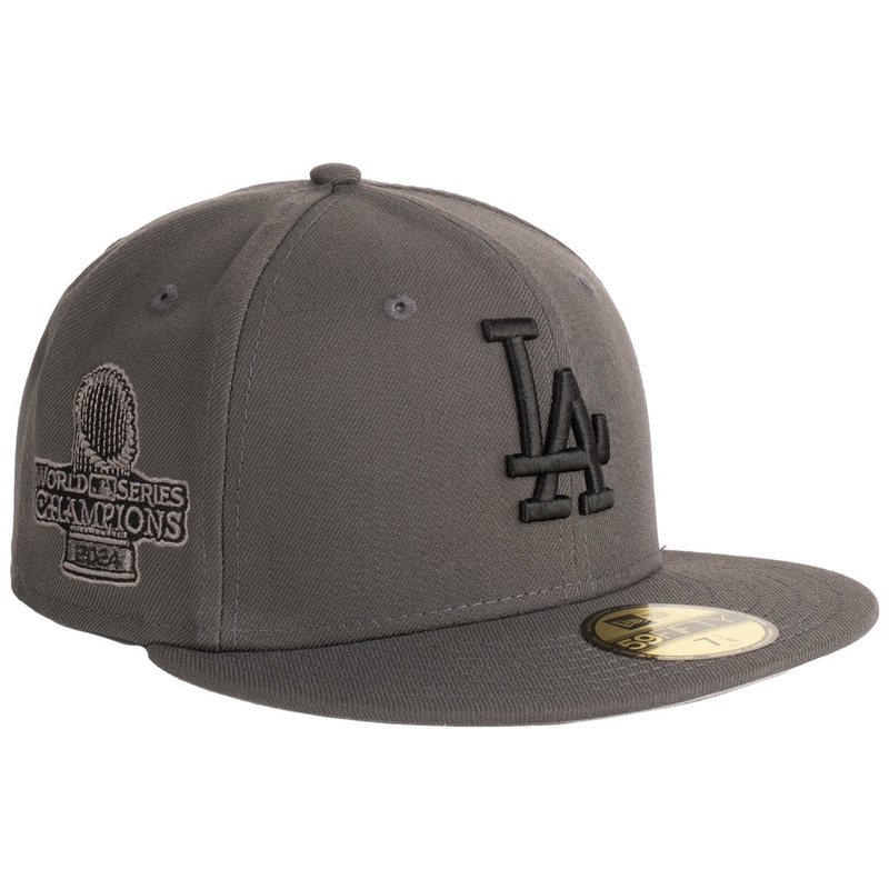 MLB Los Angeles Dodgers New Era Tonal Graphite 59FIFTY Fitted Hat – Graphite