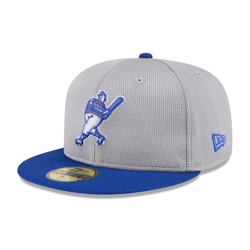 MLB Milwaukee Brewers New Era 2025 Graphite Batting Practice 59FIFTY Fitted Hat – Graphite