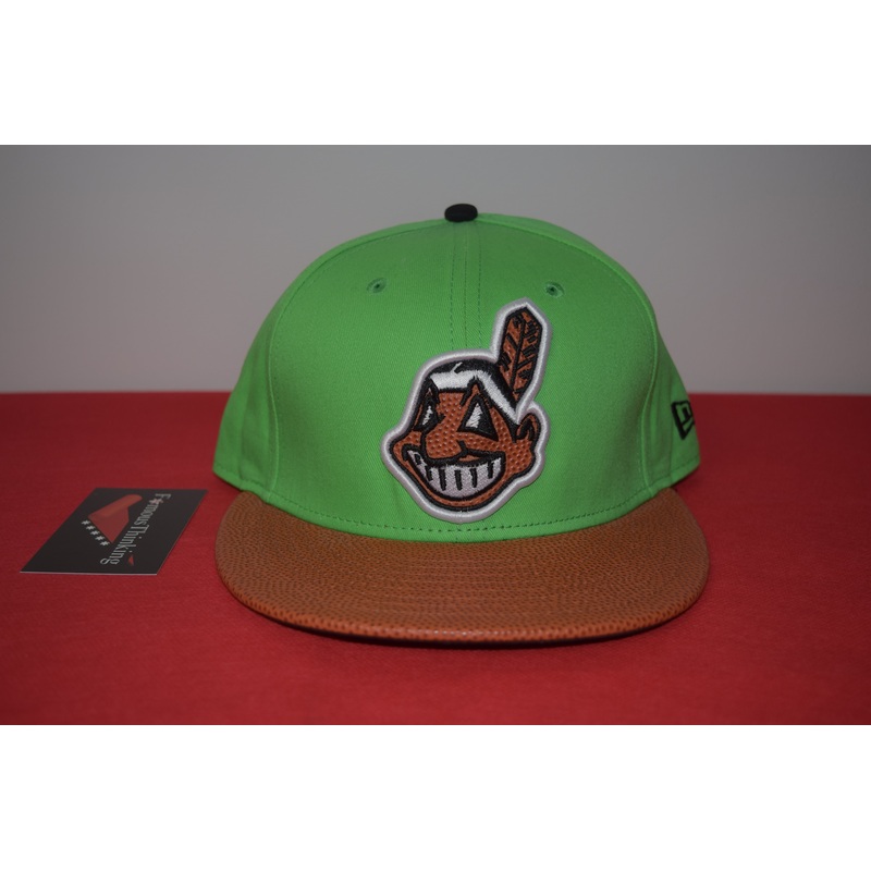 MLB New Era Cleveland Indians Chief Wahoo Base-ketball Snapback 9Fifty