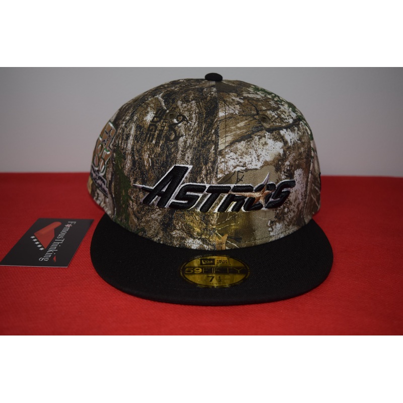 MLB New Era Houston Astros Script Real Tree Fitted 59Fifty