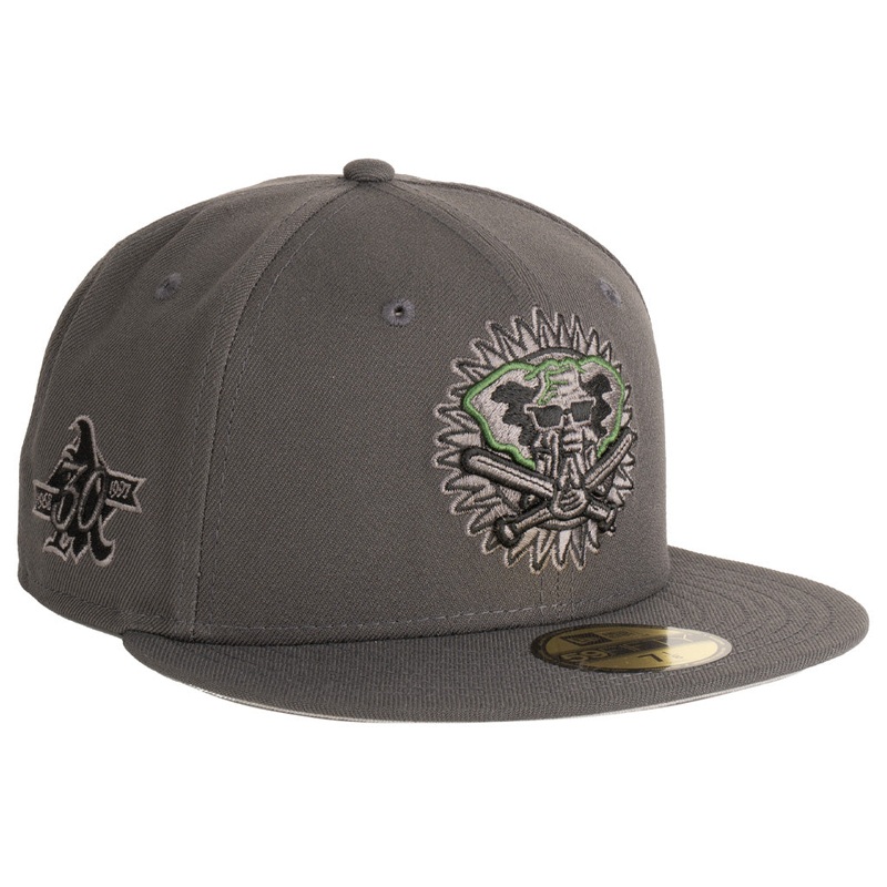 MLB Oakland Athletics New Era Tonal Graphite 59FIFTY Fitted Hat – Graphite