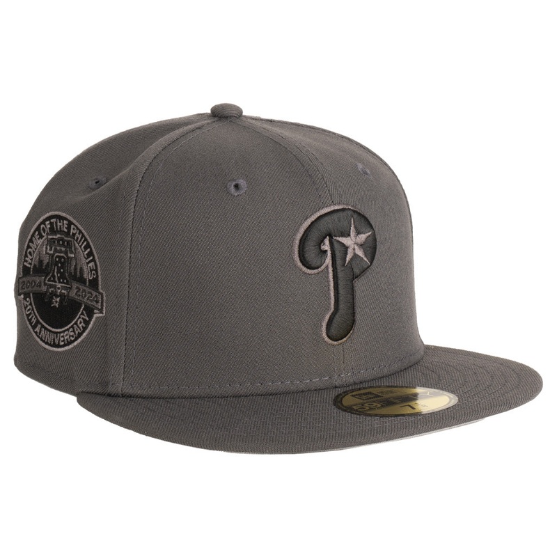 MLB Philadelphia Phillies New Era Tonal Graphite 59FIFTY Fitted Hat – Graphite