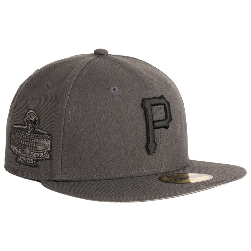 MLB Pittsburgh Pirates New Era Tonal Graphite 59FIFTY Fitted Hat – Graphite