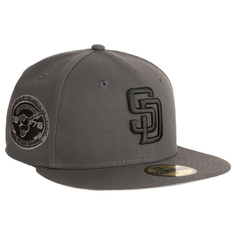 MLB San Diego Padres New Era Tonal Graphite 59FIFTY Fitted Hat – Graphite