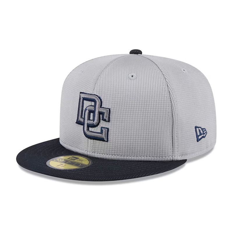 MLB Washington Nationals New Era 2025 Graphite Batting Practice 59FIFTY Fitted Hat – Graphite