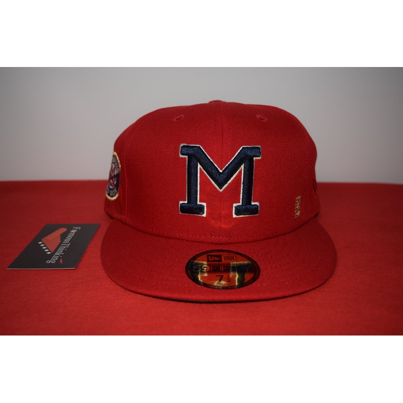 New Era Negro League Memphis Red Sox Gold Liner Fitted 59Fifty SAMPLE