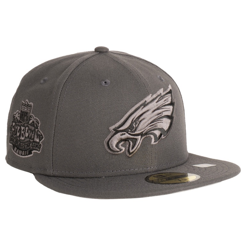 NFL Philadelphia Eagles New Era Tonal Graphite 59FIFTY Fitted Hat – Graphite