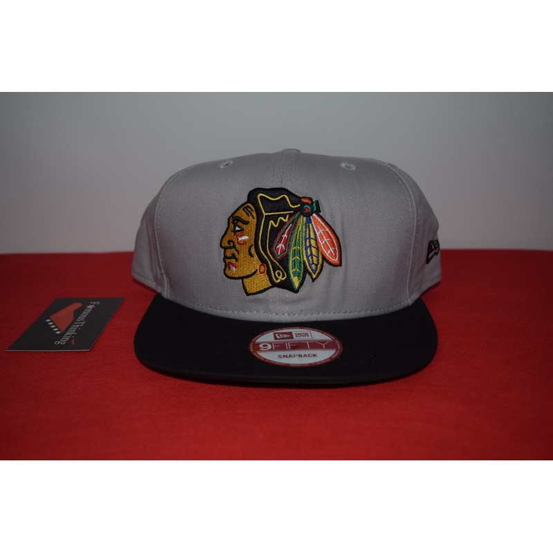 NHL New Era Chicago Blackhawks Grey Snapback 9Fifty