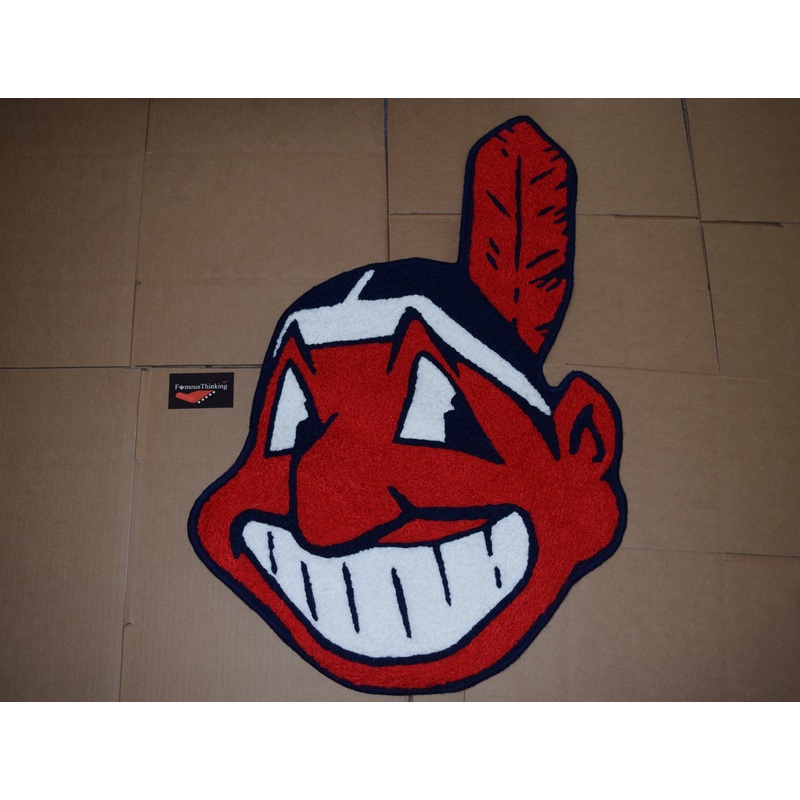 Cleveland Indians Chief Wahoo Rug Door Mat