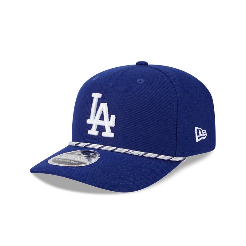 MLB Los Angeles Dodgers New Era Multicolor Rope 9SEVENTY Stretch-Snapback Hat – Blue