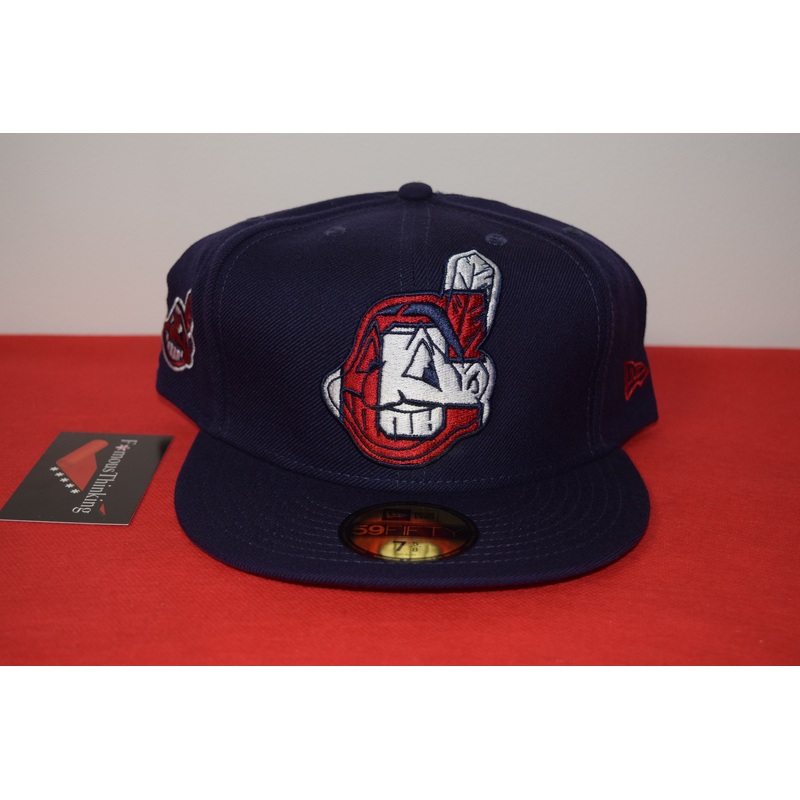 MLB New Era Cleveland Indians Crossover Wahoo Fitted 59Fifty