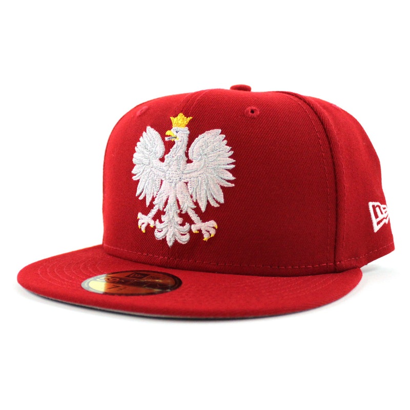 New Era Polish Eagle Red 59FIFTY Fitted Hat