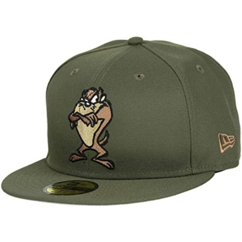New Era Tazmanian Devil Looney Tunes Olive 59FIFTY Fitted Hat