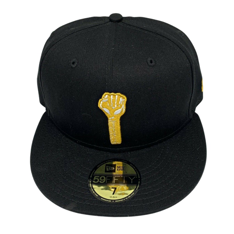 New Era x Hardies Hardware Skateboarding Black/Yellow 59FIFTY Fitted Hat