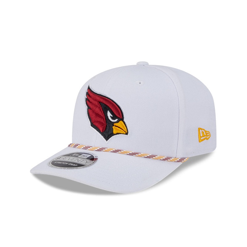NFL Arizona Cardinals New Era Multicolor Rope 9SEVENTY Stretch-Snapback Hat – White