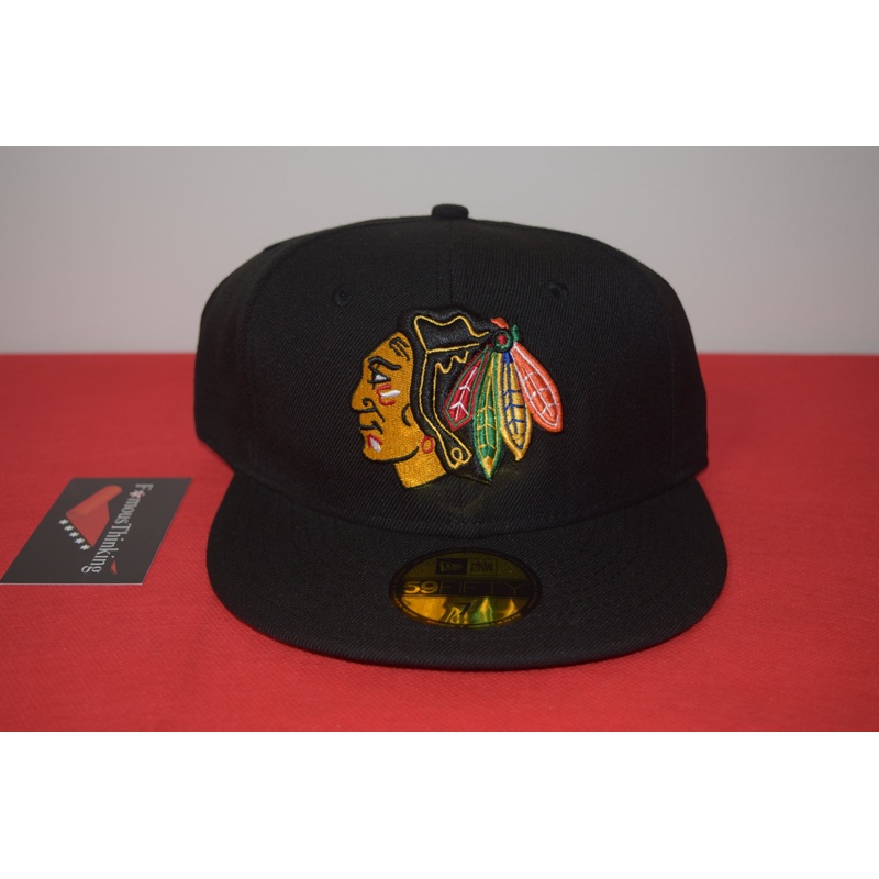 NHL New Era Chicago Blackhawks Black Fitted 59Fifty