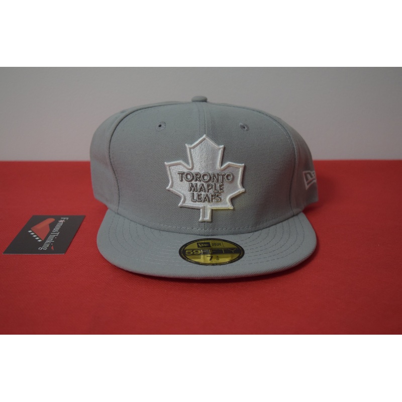 NHL New Era Toronto Maple Leafs White Grey Fitted 59Fifty