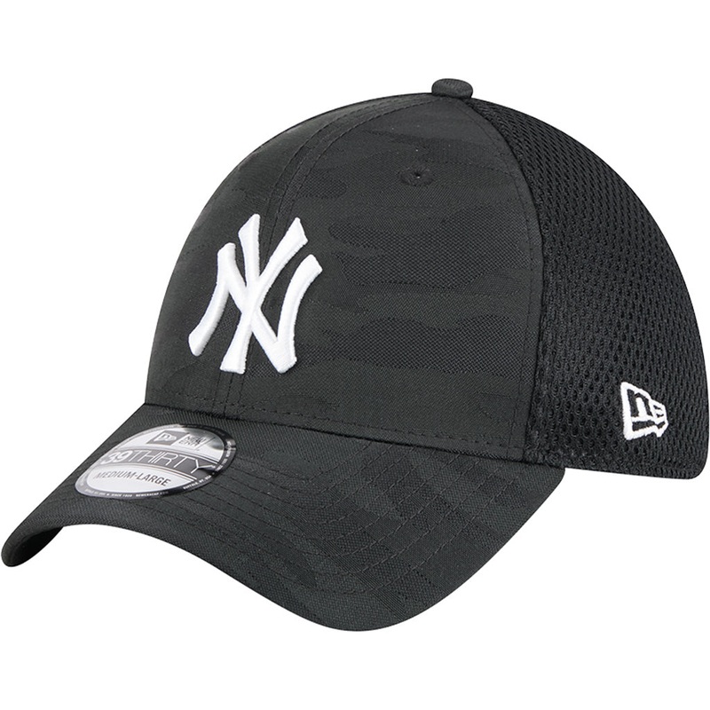 MLB New York Yankees New Era Black Camo 39THIRTY Flex Fit Hat – Black