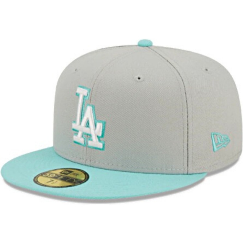 New Era Los Angeles Dodgers Grey/Mint 59FIFTY Fitted Hat