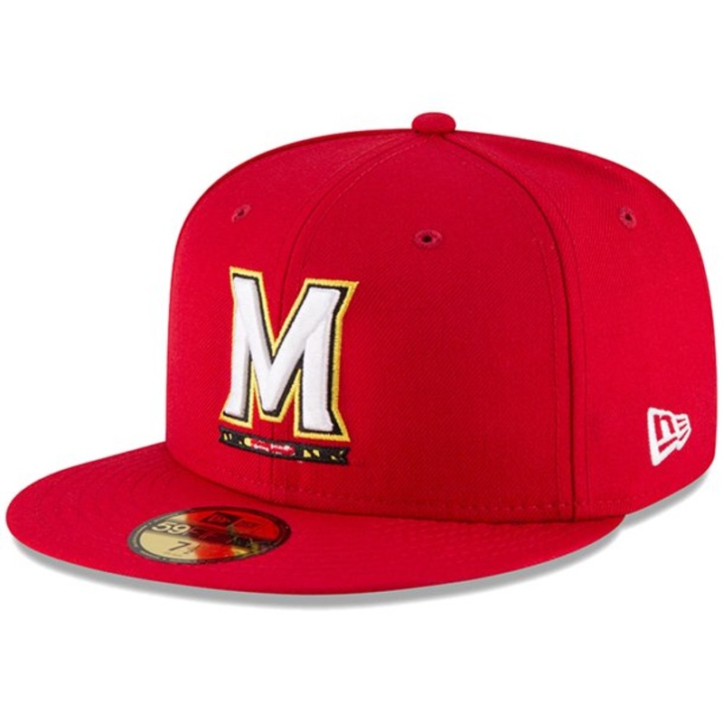 New Era Maryland Terrapins Red Basic 59FIFTY Fitted Hat