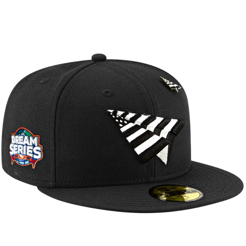 New Era x Paper Planes Black Dream Series Patch 59FIFTY Fitted Hat