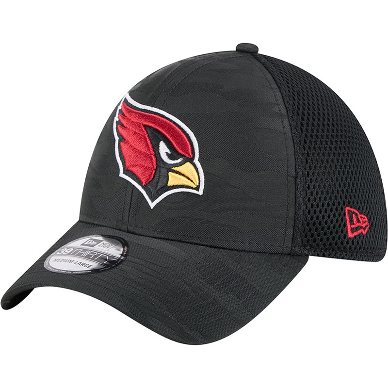 NFL Arizona Cardinals New Era Black Camo 39THIRTY Flex Fit Hat – Black