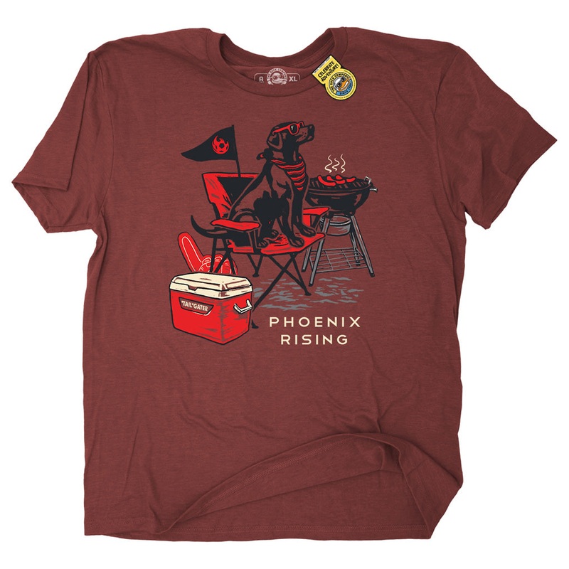 Phoenix Rising The Duck Company Tailgate Hound T-Shirt – Red
