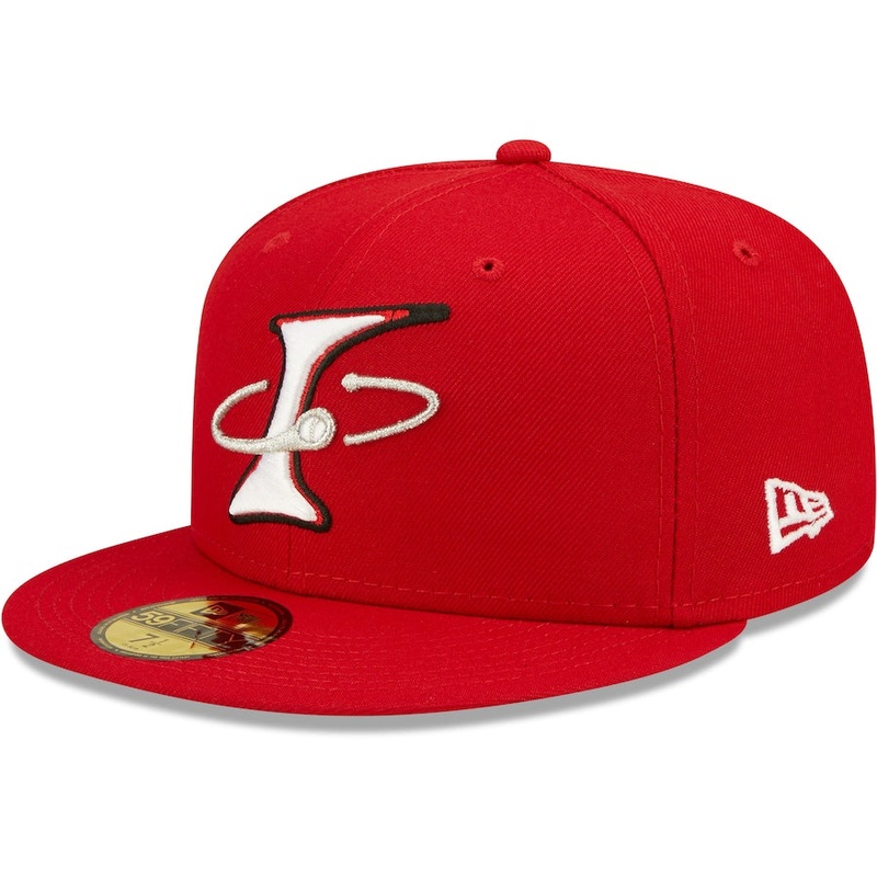 New Era Albuquerque Isotopes Red Alternate Logo Authentic Collection 59FIFTY Fitted Hat