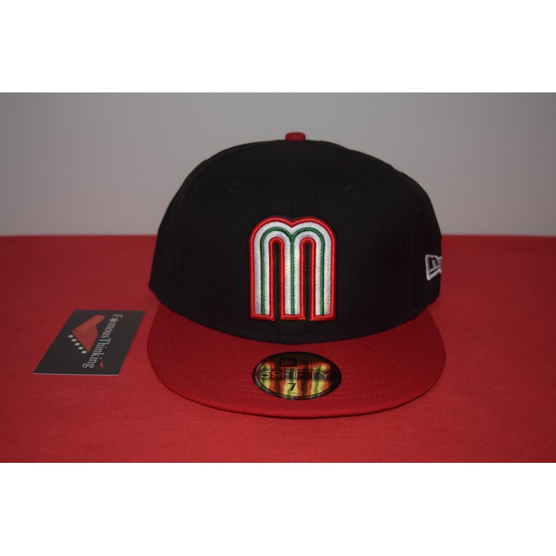 New Era Mexico Black Red Fitted 59Fifty