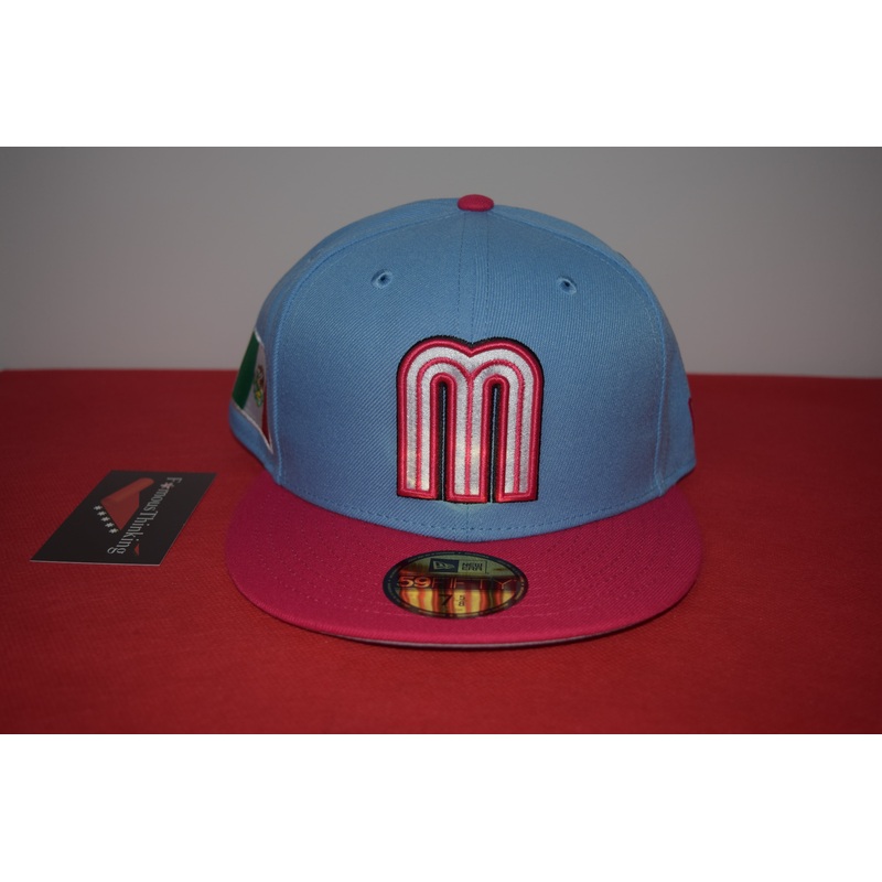 New Era Mexico Powder Blue WBC Fitted 59Fifty