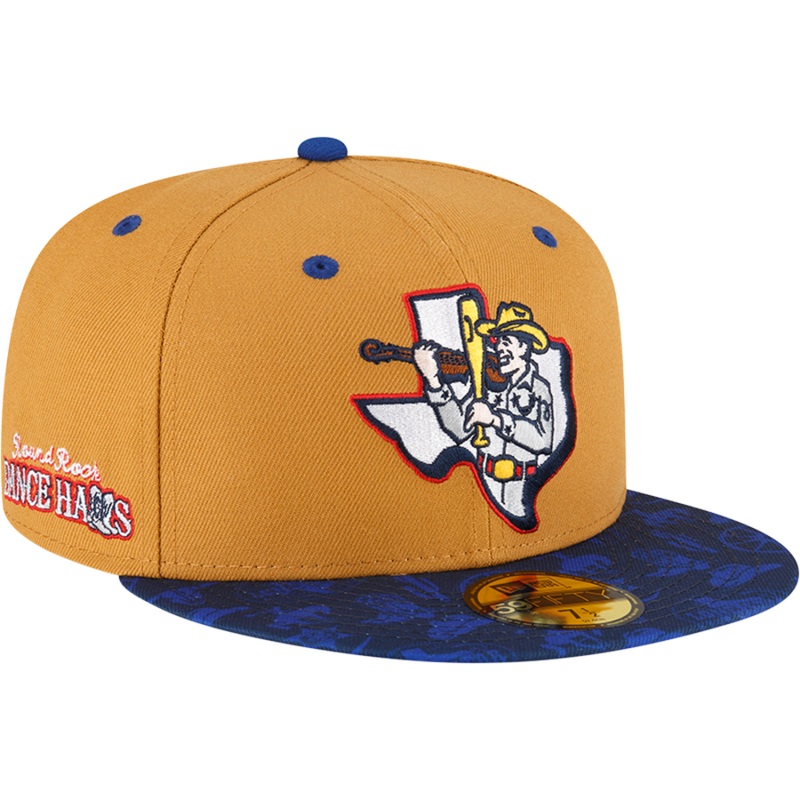 New Era Round Rock Express Dancehalls Square Dance 59FIFTY Fitted Cap