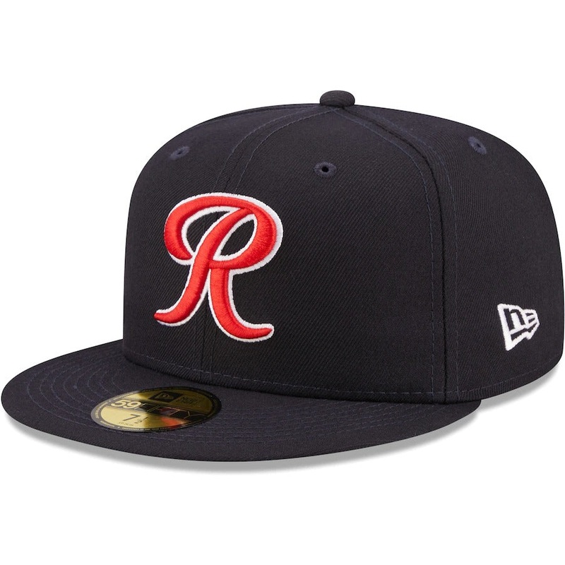 New Era Tacoma Rainiers Navy/Red Authentic Collection 59FIFTY Fitted Hat