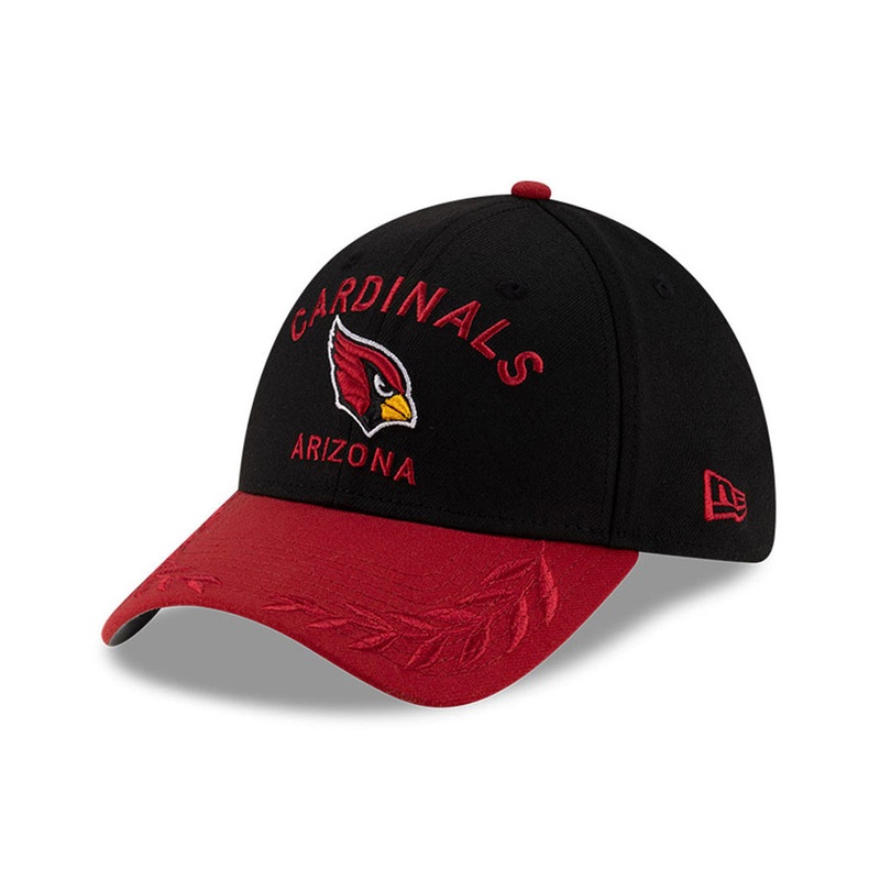 NFL Arizona Cardinals New Era 2025 Draft 39THIRTY Flex Fit Hat – Black