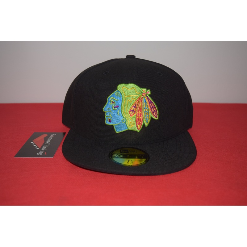 NHL New Era Chicago Blackhawks Neon Lights Fitted 59Fifty
